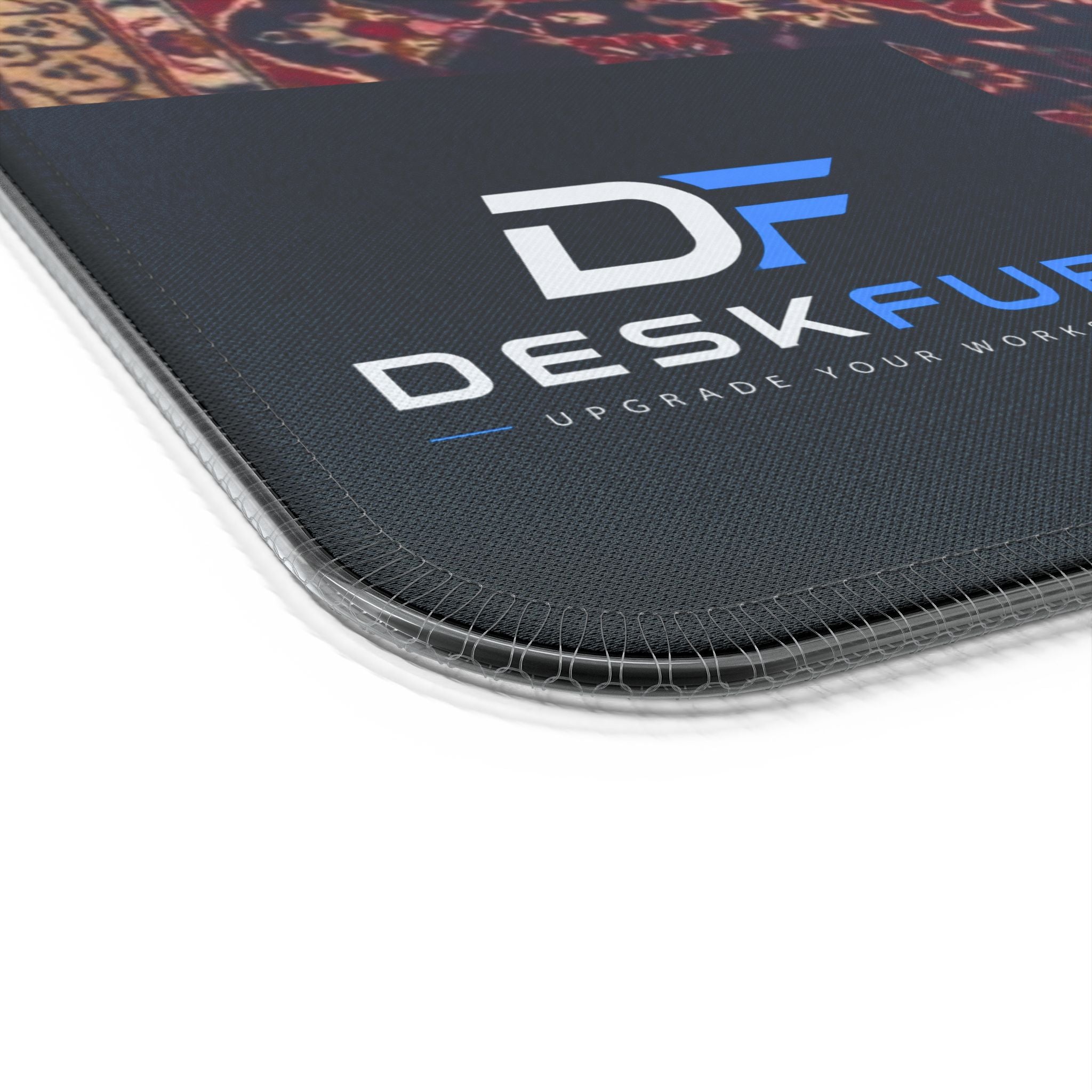 LED Wireless Charging Gaming Mouse Pad — Persian Rug Design, RGB Desk Mat