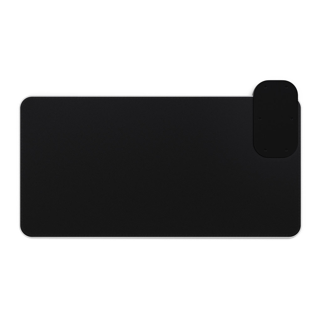 LED Wireless Charging Gaming Mouse Pad — Persian Rug Design, RGB Desk Mat